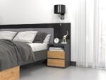 Vero M1 Bedside Unit – Anthracite & Oak - Image 5