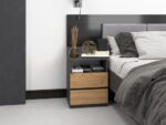 Vero M1 Bedside Unit – Anthracite & Oak - Image 6