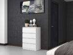 Malwa M4 Chest of Drawers - White - Image 7