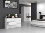 Malwa M6 Wide Dresser - White Matte - Image 8