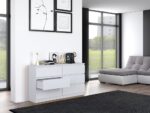 Malwa M6 Wide Dresser - White Matte - Image 9
