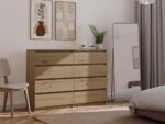 Malwa M8 Wide 8-Drawer Dresser - 140cm - Artisan Oak - Image 5