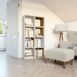 Malax 2x4 Modern Cube Bookcase in White Matt - Image 2