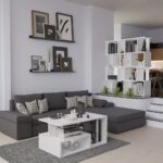 Fiesta 4P Modern Modular Bookcase in White Matt - Image 4