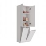 Glossy White Twin Cabinet - Image 3