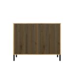 Kamaro Slim 2-Door Sideboard with Slatted Front - Image 7