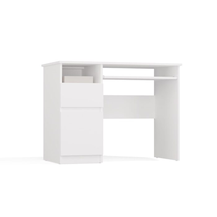 Porto Left-Side Desk – White Finish - Image 13