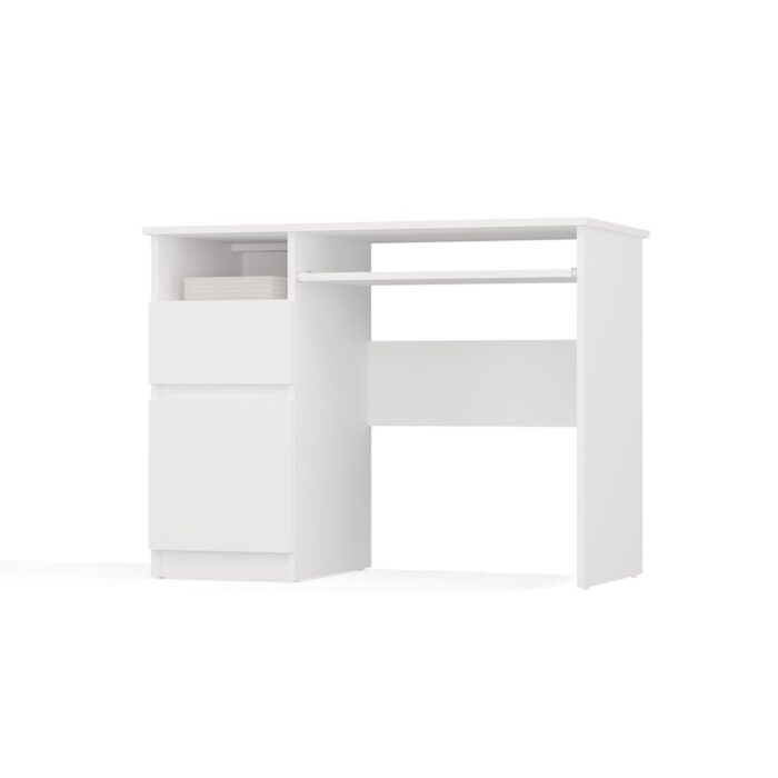 Porto Left-Side Desk – White Finish - Image 14