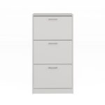 Paula Shoe Cabinet in White Matt - Image 2
