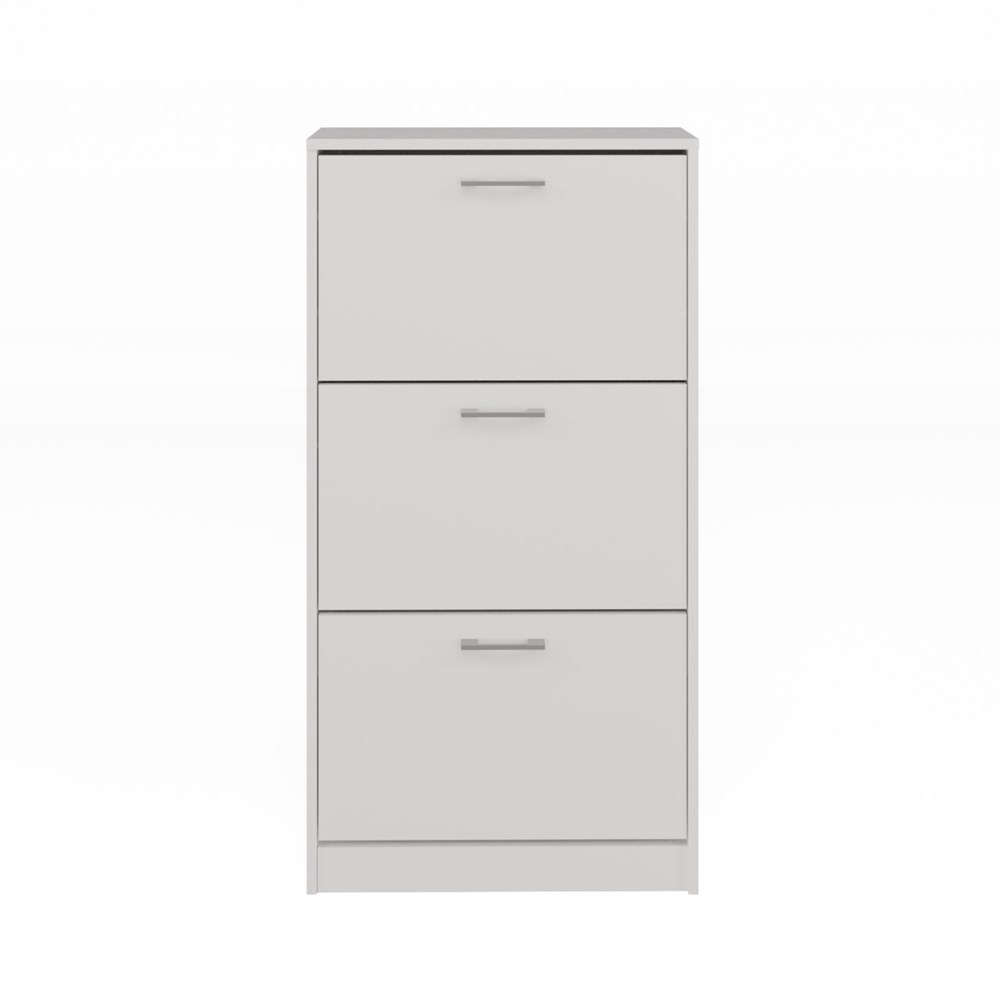 bryla0003 Paula Shoe Cabinet in White Matt - Image 2