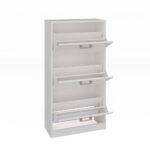 Paula Shoe Cabinet in White Matt - Image 3