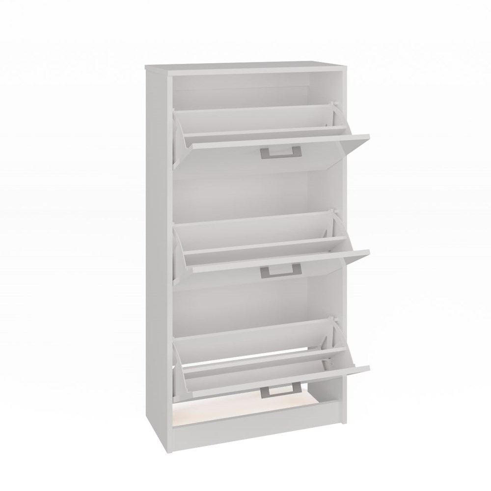 bryla0011 Paula Shoe Cabinet in White Matt - Image 3