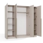 Wardrobe Soria 200 4-Door Beige - Image 11