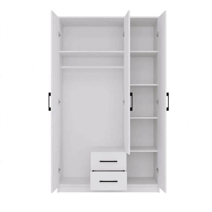 Wardrobe Remos 120 White - Image 6