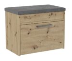 Lomera Mini Shoe Cabinet – Oak Effect