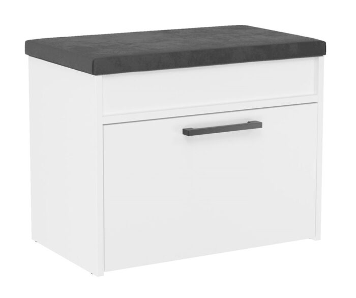 Lomera Mini Shoe Cabinet – White - Image 1