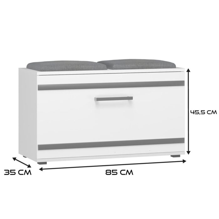 Opira White Shoe Unit - Image 7
