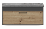 Lomera Shoe Cabinet – Anthracite & Oak - Image 4