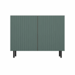 KAMA Slim Sideboard - Green & Artisan Oak - Image 2