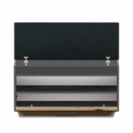 Lomera Shoe Cabinet – Anthracite & Oak - Image 3