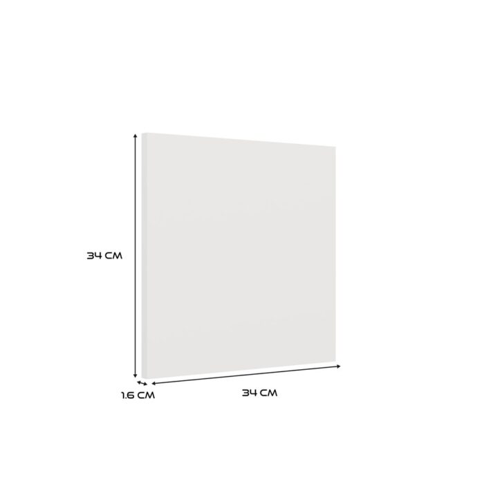 Grid 3x3 White Cube Bookcase with Doors - Image 5