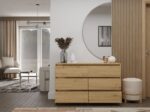 Karo 120cm Oak Effect Storage Cabinet - Image 7