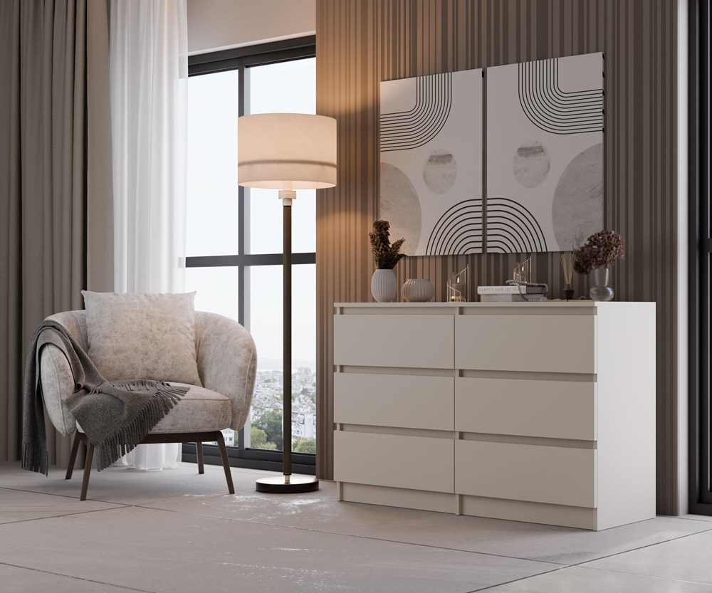 kaszmir0005 Malwa M6 Dresser - Cashmere Beige - Image 2