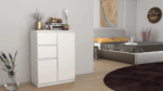 Malwa 2D2S Sideboard - White Matte - Image 5