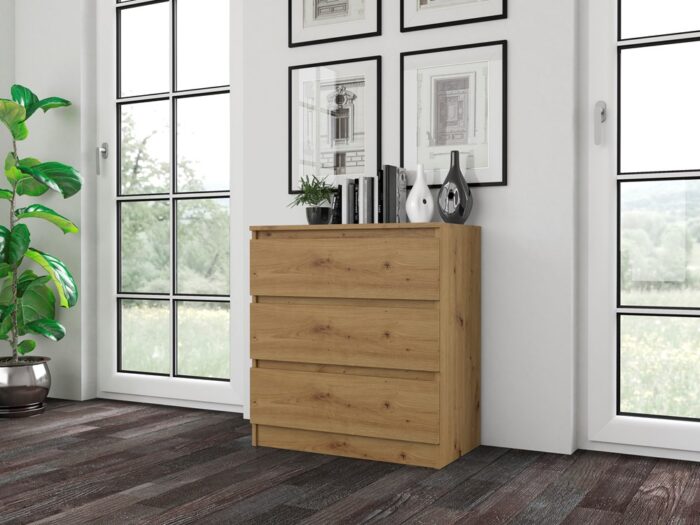 Malwa M3 Oak Effect Storage Unit - Image 3