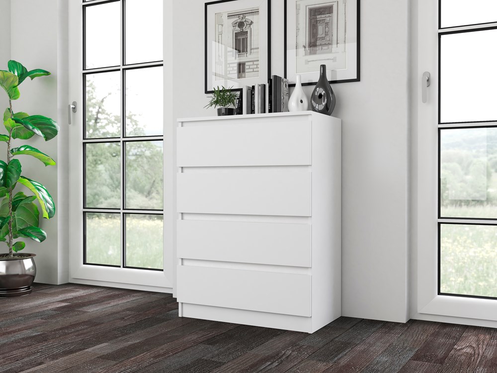 m4_whirte Malwa M4 Chest of Drawers - White - Image 5