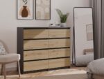 Malwa M8 Dresser - Anthracite & Artisan Oak - Image 4