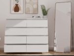 Malwa M8 8-Drawer Dresser - White - Image 6