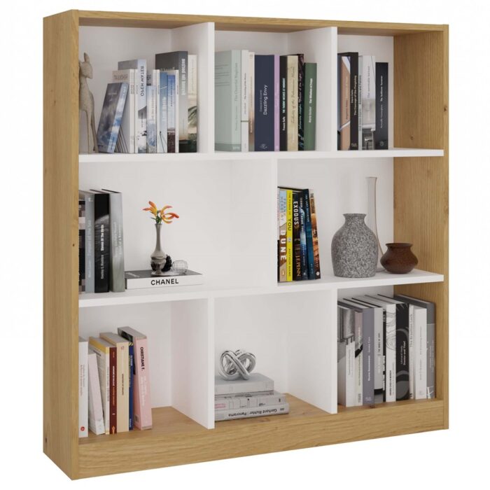 Nexa 8P Dual-Tone Bookcase - Image 1