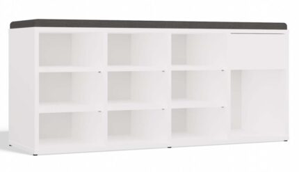 Tallin White Shoe Rack