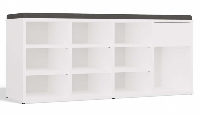 Tallin White Shoe Rack - Image 1