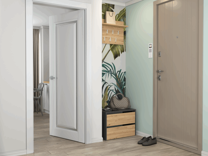 Axton Shoe Cabinet – Anthracite & Oak Effect - Image 5