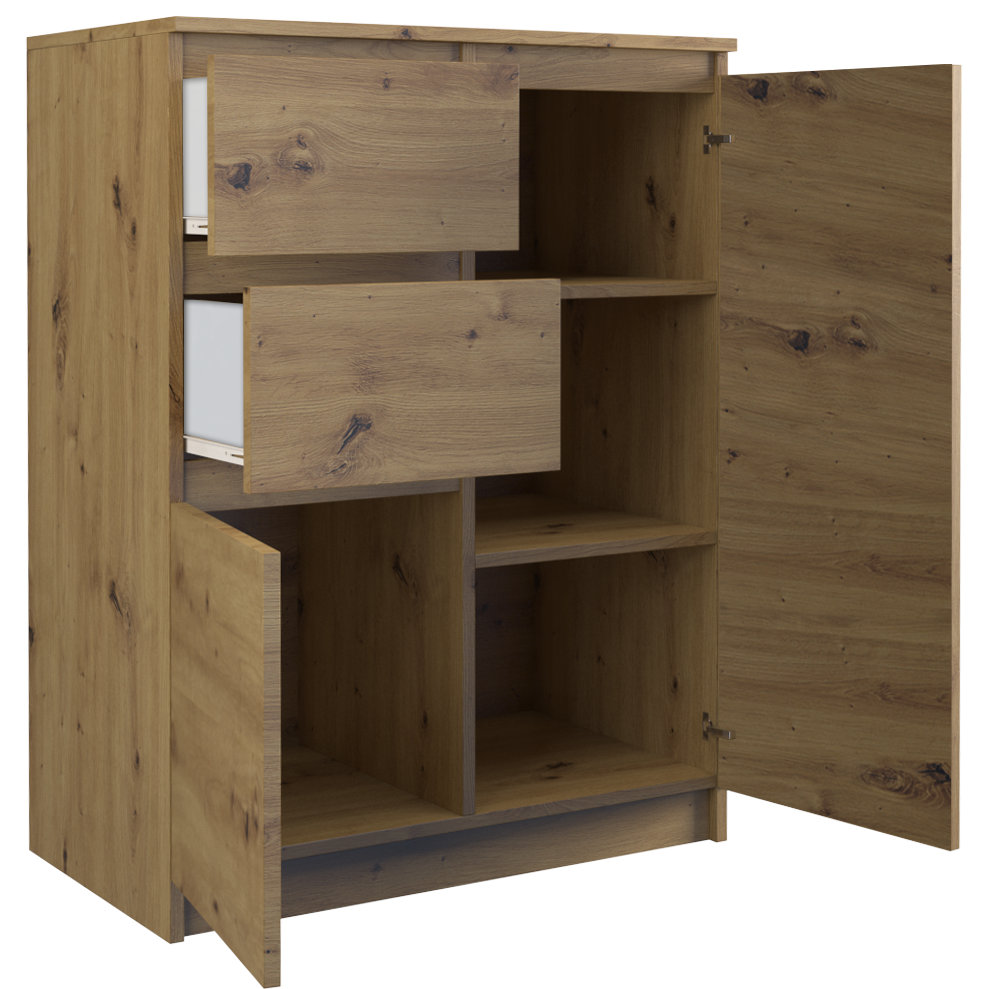 op1 Malwa 2D2S Sideboard - Artisan Oak - Image 2