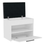 Lomera Mini Shoe Cabinet – White - Image 3