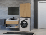 Pola MINI DD Over-the-Washer Cabinet in Artisan Oak - Image 6