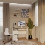 Porto Left-Side Desk – White Finish - Image 4
