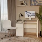 Porto Left-Side Desk – White Finish - Image 6