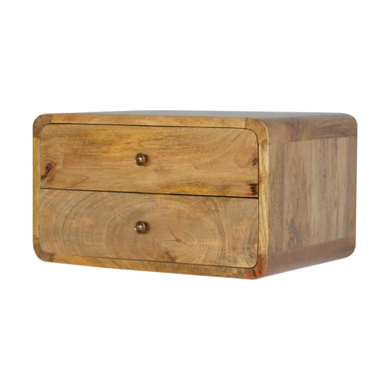 products-in706-3.jpg Oak-ish 2 Drawer Floating Bedside - Image 2
