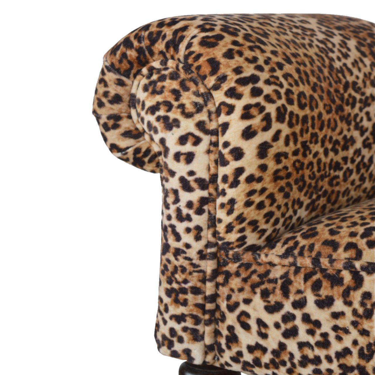 products-in878-6_1.jpg Leopard Print Velvet Bench - Image 5