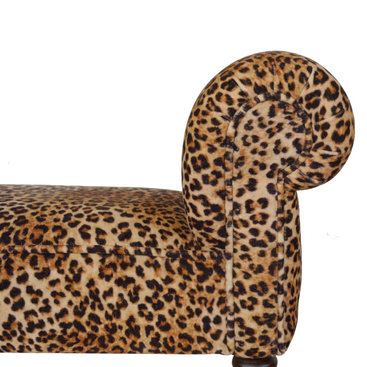 products-in878-7_1.jpg Leopard Print Velvet Bench - Image 4
