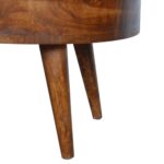 Chestnut Rounded Coffee Table - Image 8