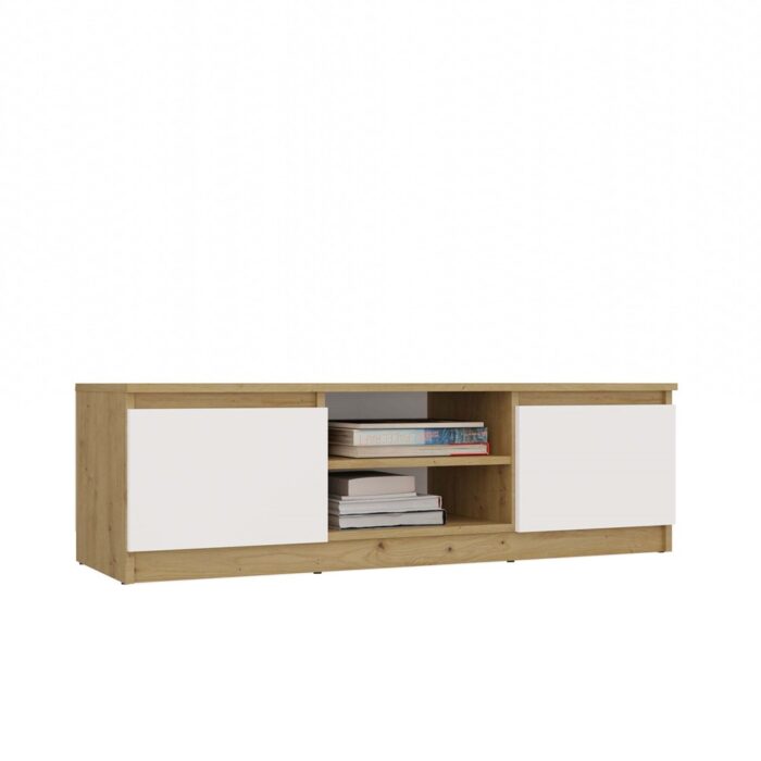 TV Stand Dalton 120 Rustic Oak - Image 4