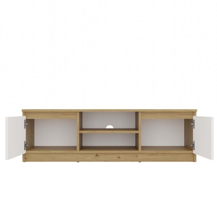 TV Stand Dalton 120 Rustic Oak - Image 6