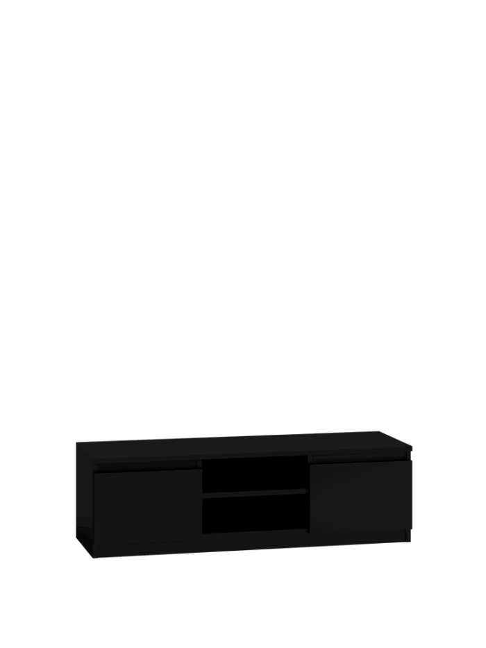 TV Stand Dalton 120 Matte Black - Image 1