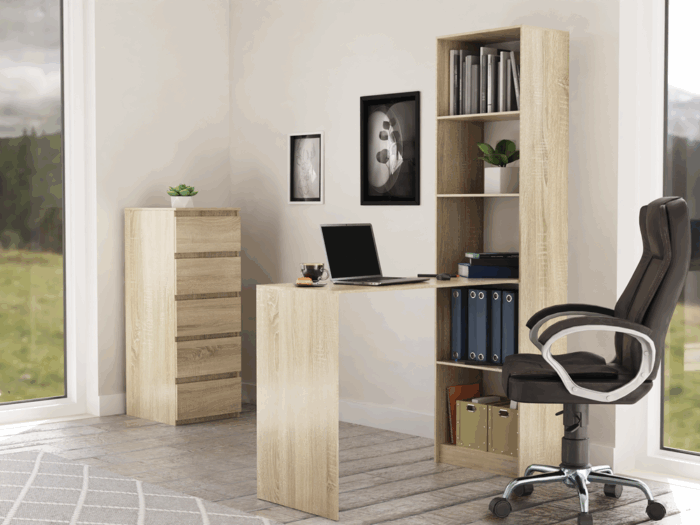 Onyx R50 Workstation – Sonoma Oak - Image 3