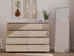 Malwa M8 Wide Chest – Sonoma Oak 140cm - Image 10